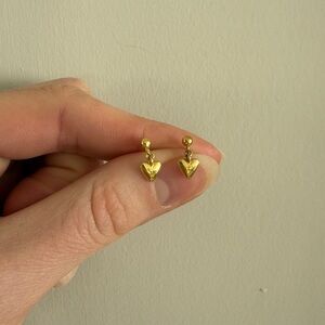 Madewell Heart Drop Earrings